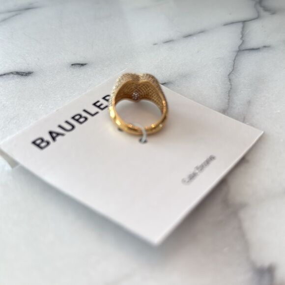 NWT Baublebar Hope Heart Pave ring size 7 - Picture 3 of 6